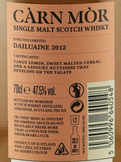 Carn Mor Strictly Limited Dailuaine 10 Years Old 2012