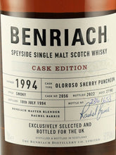 Load image into Gallery viewer, Benriach 27 Years Old 1994