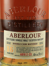 Load image into Gallery viewer, Aberlour 16 Years Old Double Cask Matured Batch 2-23