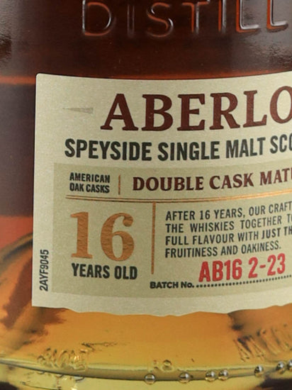 Aberlour 16 Years Old Double Cask Matured Batch 2-23