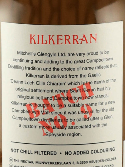 Kilkerran Heavily Peated Batch 9