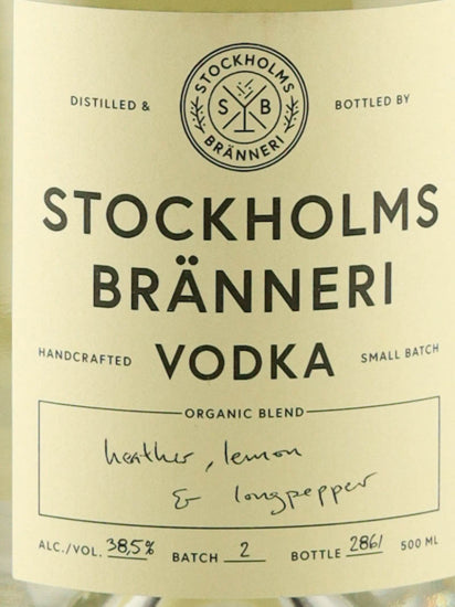 Stockholm Branneli Vodka