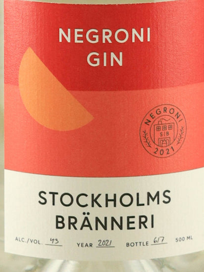 Stockholm Branneli Negroni Gin