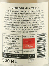 Load image into Gallery viewer, Stockholm Branneli Negroni Gin