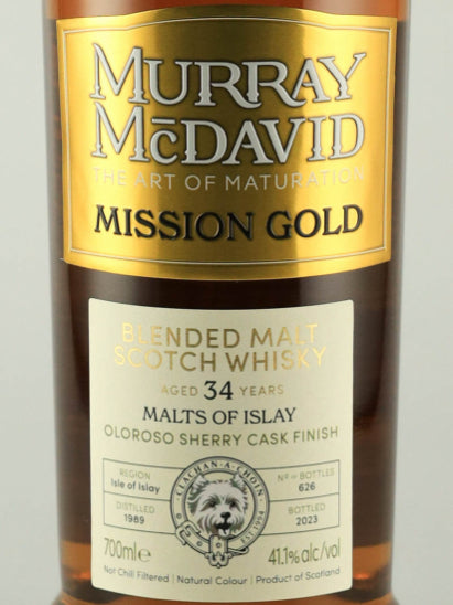 Murray McDavid Malts of Islay 34 Years Old 1989
