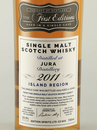 First Editions Jura 11 Years Old 2011