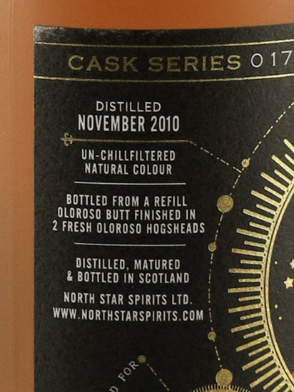 North Star Secret Speyside 10 Years Old 2010