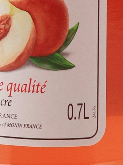 Monin Peach Syrup 700ml