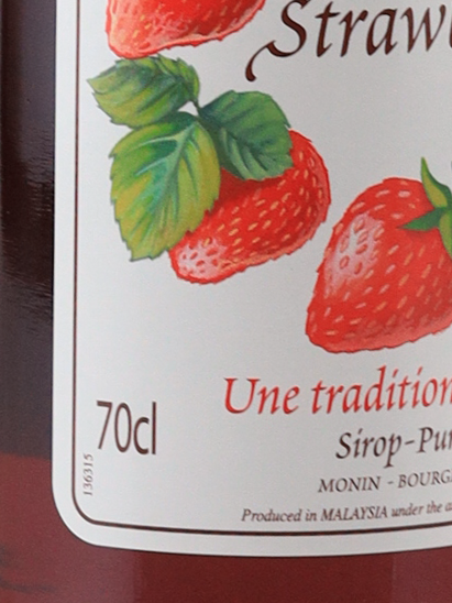 Monin Strawberry Syrup 700ml