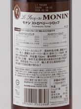 Load image into Gallery viewer, Monin Strawberry Syrup 700ml