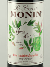 Load image into Gallery viewer, Monin Green Mint Syrup 700ml