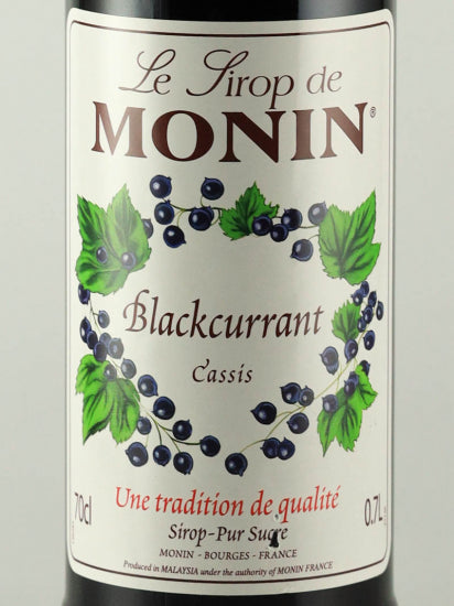 Monin Cassis Syrup 700ml