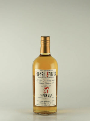 Hidden Spirits Tormore 27 Years Old 1996 10th Anniversary Bottle