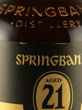 Load image into Gallery viewer, Springbank 21 Years Old 2023-07 Release