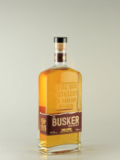 Busker Single Grain Irish Whiskey New Label