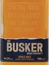 Load image into Gallery viewer, Busker Single Malt Irish Whiskey New Label