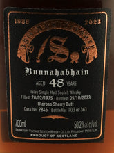 Load image into Gallery viewer, Signatory Bunnahabhain 48 Years Old 1975 35th Anniversary