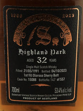 Load image into Gallery viewer, Signatory Highland Park 32 Years Old 1991 35th Anniversary