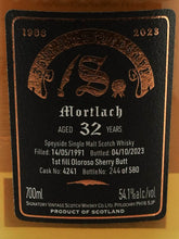Load image into Gallery viewer, Signatory Mortlach 32 Years Old 1991 35th Anniversary