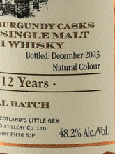 Load image into Gallery viewer, Edradour 12 Years Old 2011 Burgundy Cask Matured