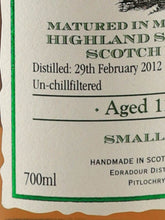 Load image into Gallery viewer, Edradour 12 Years Old 2012 Madeira Cask Matured