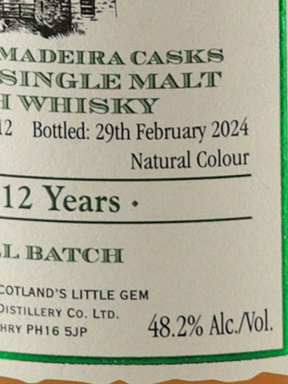 Edradour 12 Years Old 2012 Madeira Cask Matured