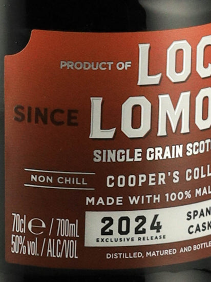 Loch Lomond Single Grain Cooper's Collection Spanish Oak Finish