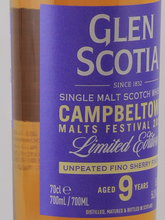 Load image into Gallery viewer, Glen Scotia 9 Years Old Festival Edition 2024