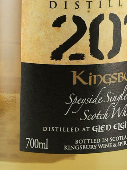 Kingsbury Gold Glen Elgin 10 Years Old 2013