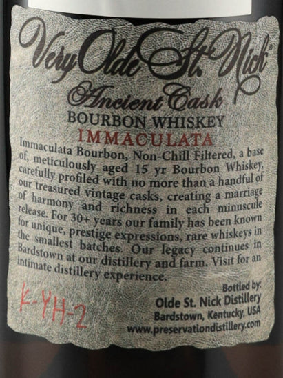 Very Old St. Nick Ancient Cask 15 Immaculate