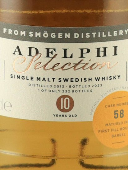 Adelphi Smogen 10 Years Old 2013
