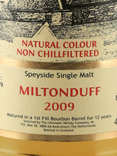 Load image into Gallery viewer, The Ultimate Miltonduff 12 Years Old 2009