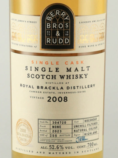 BB&R Royal Brackla 15 Years Old 2008