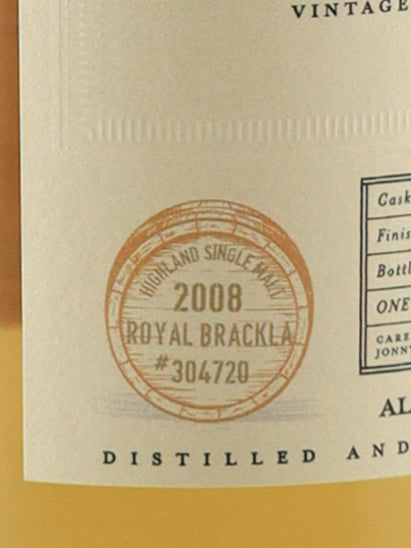 BB&R Royal Brackla 15 Years Old 2008