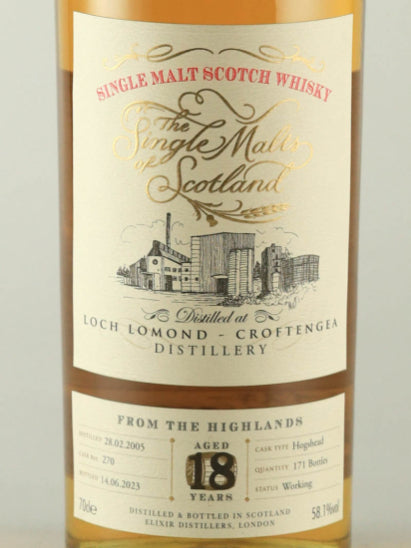 The Single Malts of Scotland Loch Lomond 18 Years Old 2005