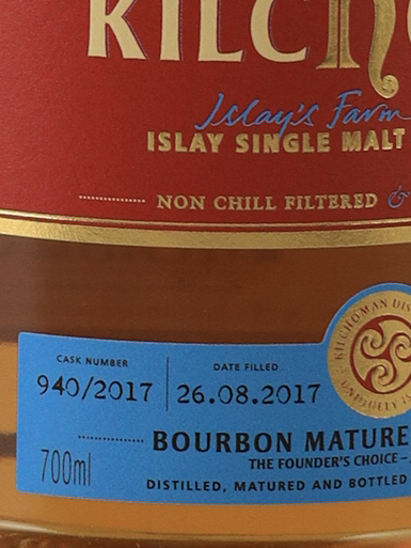 Kilchoman Founder's Choice 6 Years Old 2017