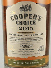 Load image into Gallery viewer, Cooper's Choice Tamdhu 8 Years Old 2015