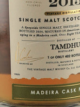 Load image into Gallery viewer, Cooper's Choice Tamdhu 8 Years Old 2015