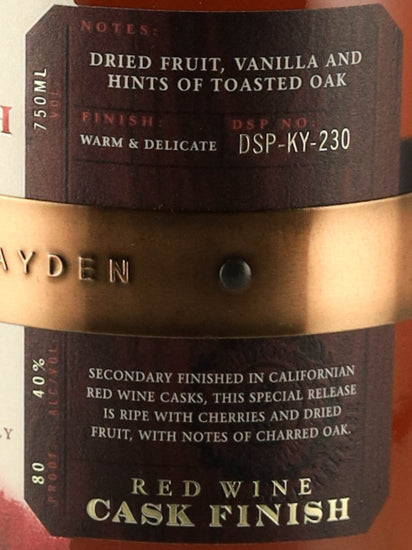 Basil Hayden Red Wine Cask