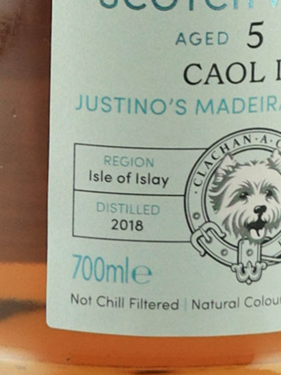 Murray McDavid Caol Ila 5 Years Old 2018