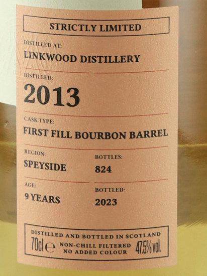Carn Mor Strictly Limited Linkwood 9 Years Old 2013