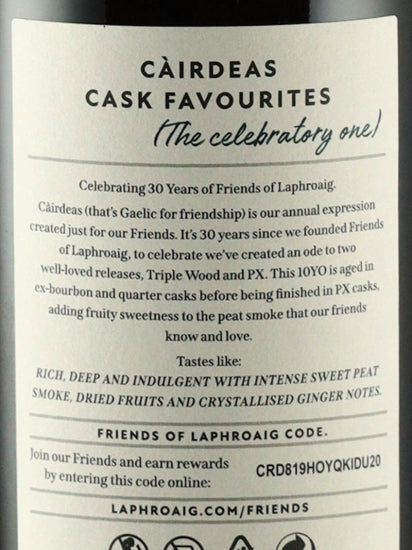 Laphroaig Cairdeas 10 Years Old 2024