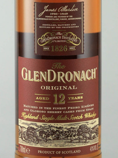 Glendronach 12 Years Old Unchillfiltered