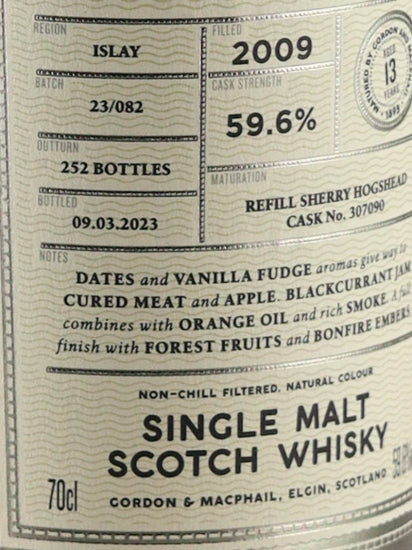 Connoisseur's Choice Cask Strength Caol Ila 13 Years Old 2009
