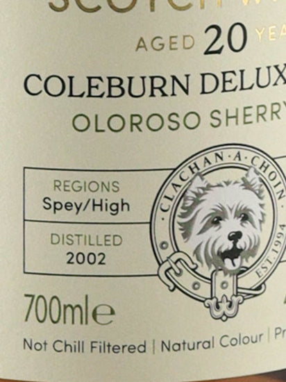 Murray McDavid Coleburn Deluxe Blended Malt 20 Years Old 2002