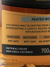 Load image into Gallery viewer, M&amp;H Apex Peated Bourbon