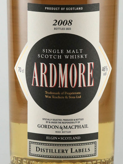 Gordon & MacPhail Distillery Label Ardmore 2008/2023