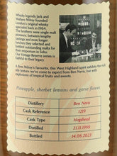 Load image into Gallery viewer, Milroy's Vintage Reserve Ben Nevis 24 Years Old 1998