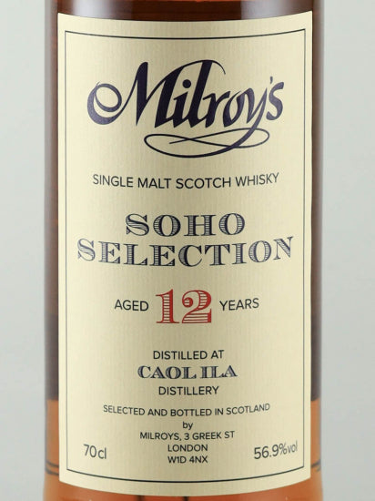 Milroy's Soho Selection Caol Ila 12 Years Old 2010