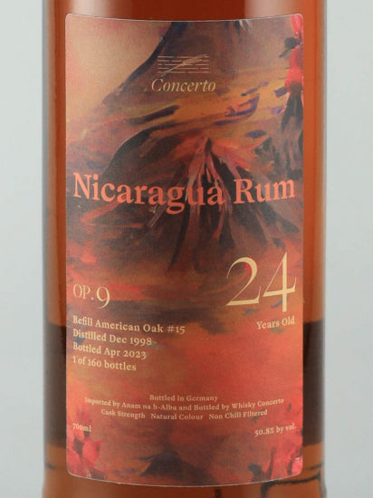 Whisky Concerto Nicaragua 24 Years Old 1998